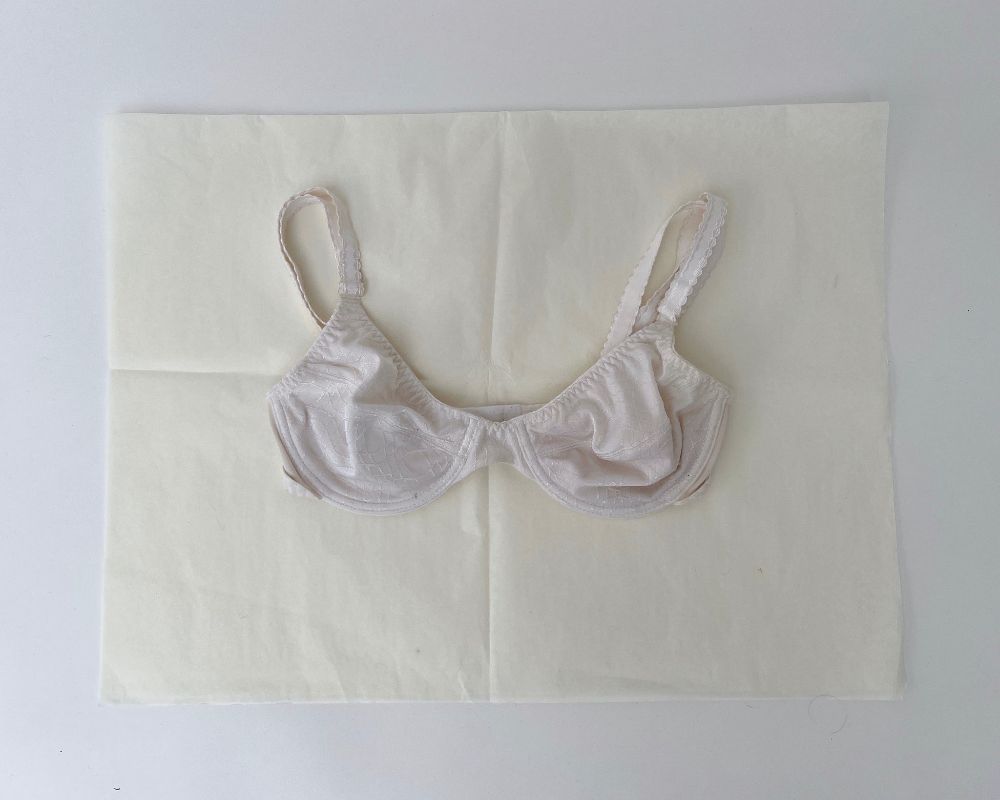 Creme With Lines Bra