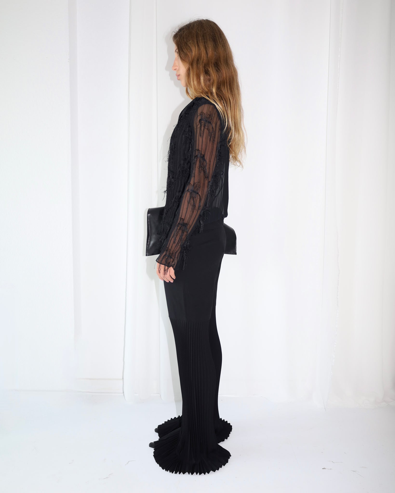 D&G PLEATED TROUSERS