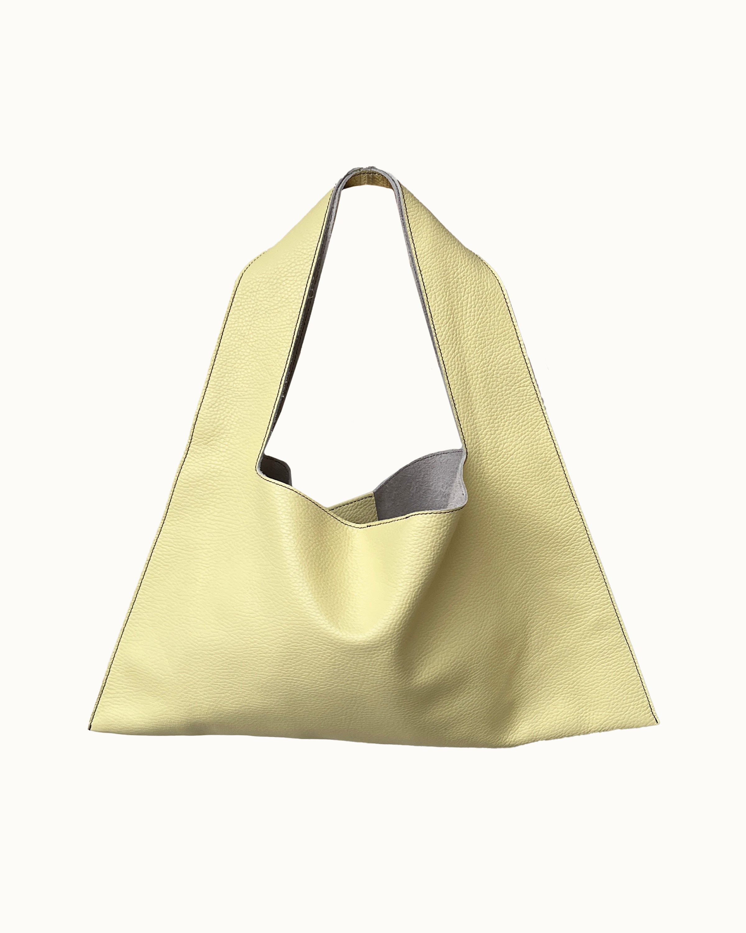 Midnight satin clutch in yellow - The Attico | Mytheresa