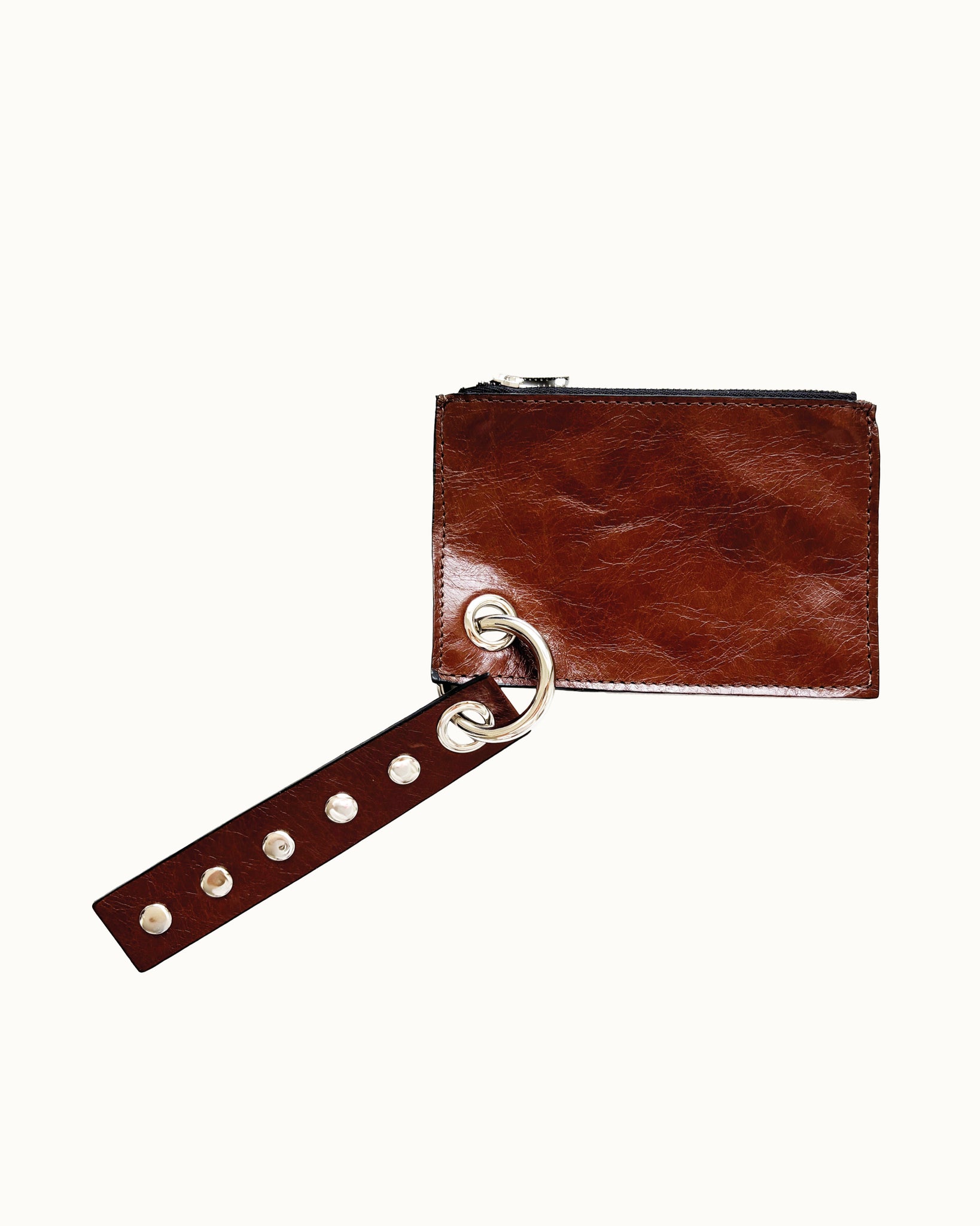 POCKET BAG GLOSSY CHESTNUT