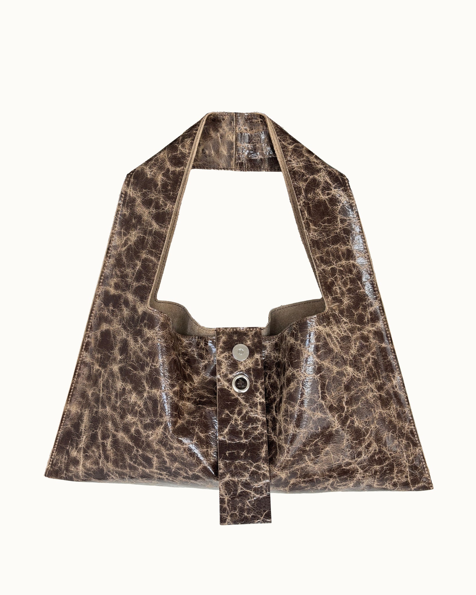 S01 PATENT TEXTURED BROWN