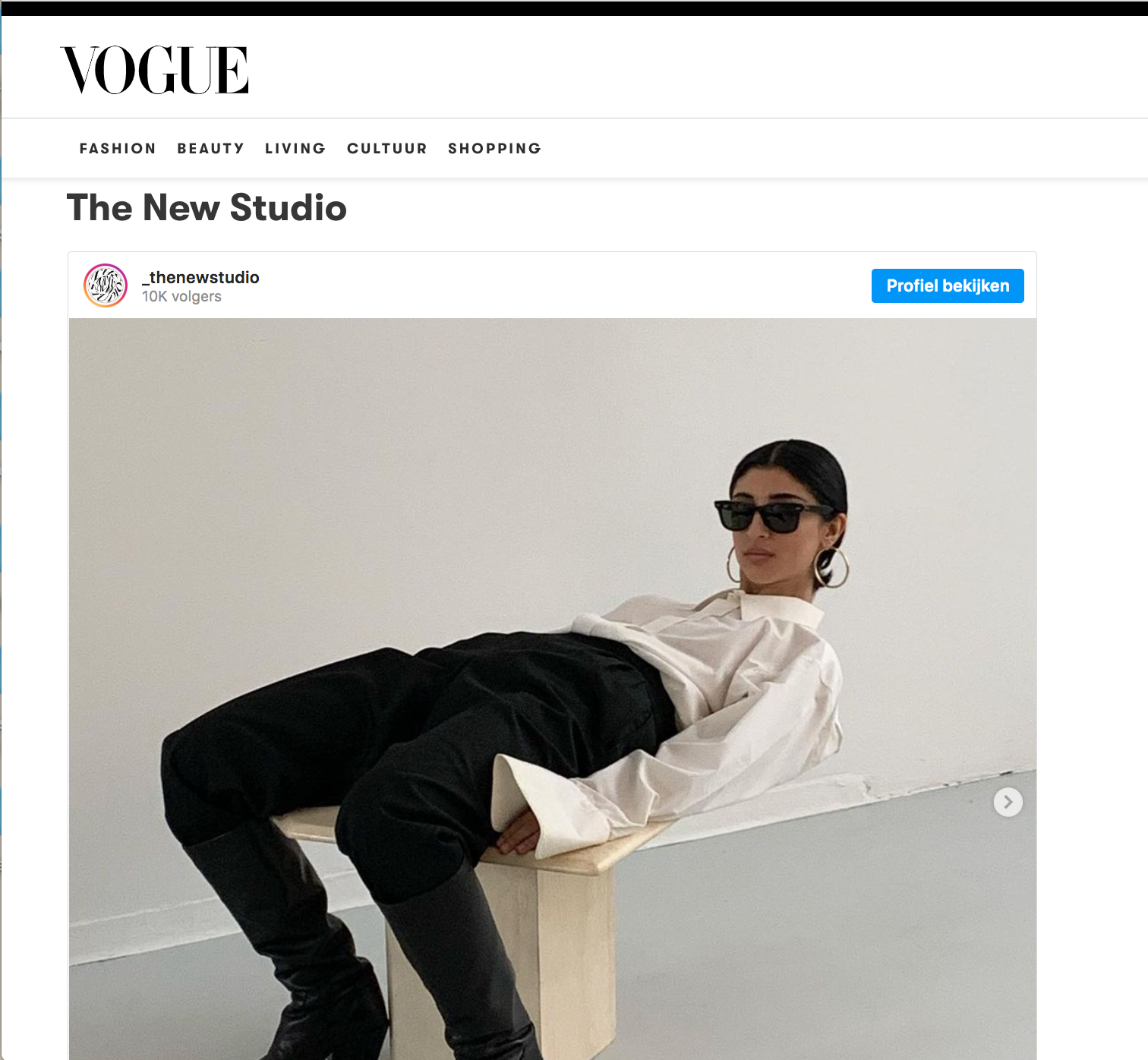 Publication Vogue Netherlands